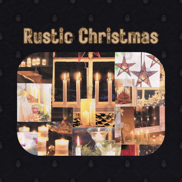 Rustic Christmas Collage by The Golden Palomino